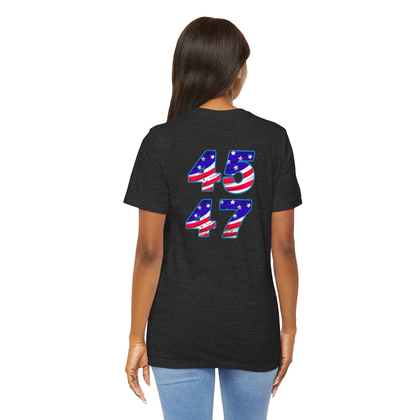 Trump Girl  MEGA 45 47Unisex Jersey Short Sleeve Tee