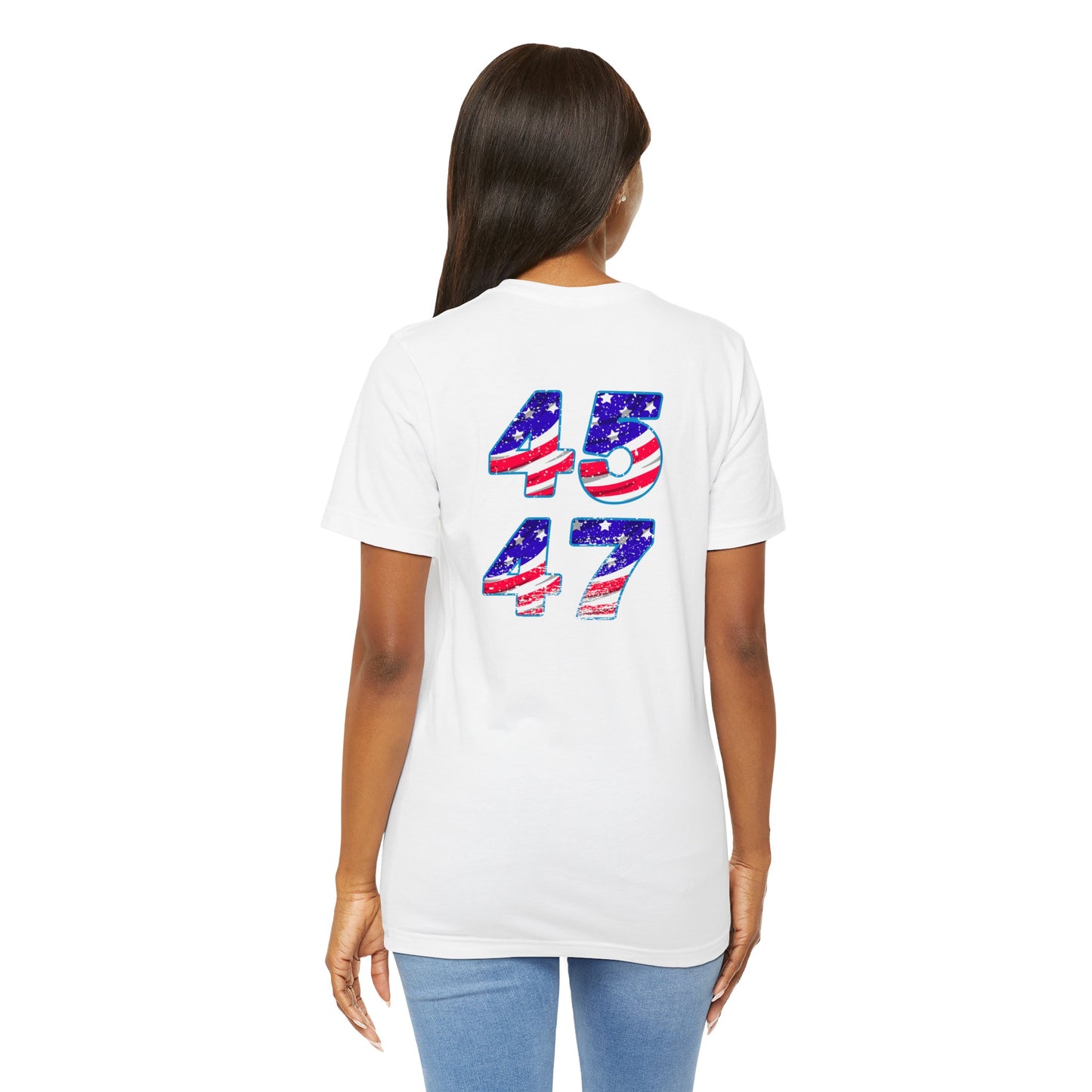 Trump Girl  MEGA 45 47Unisex Jersey Short Sleeve Tee