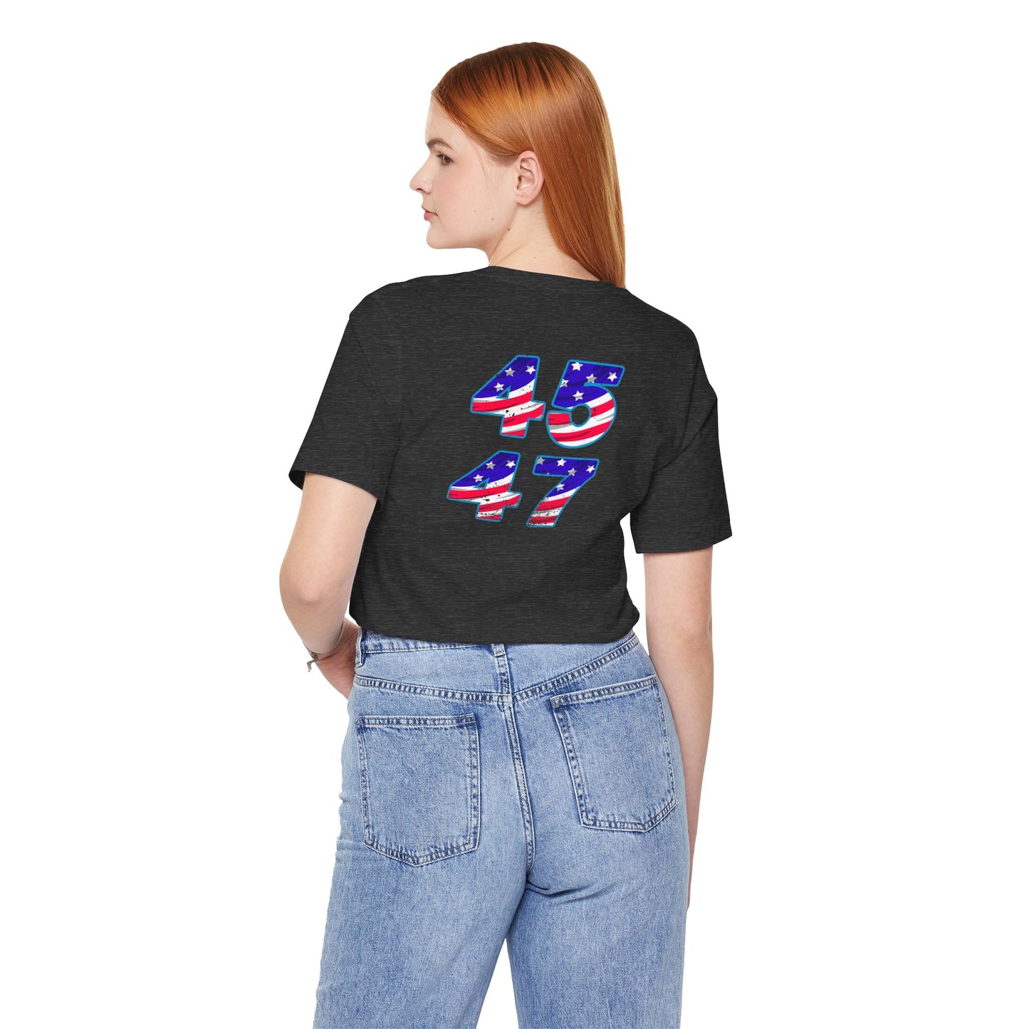 Trump Girl  MEGA 45 47Unisex Jersey Short Sleeve Tee