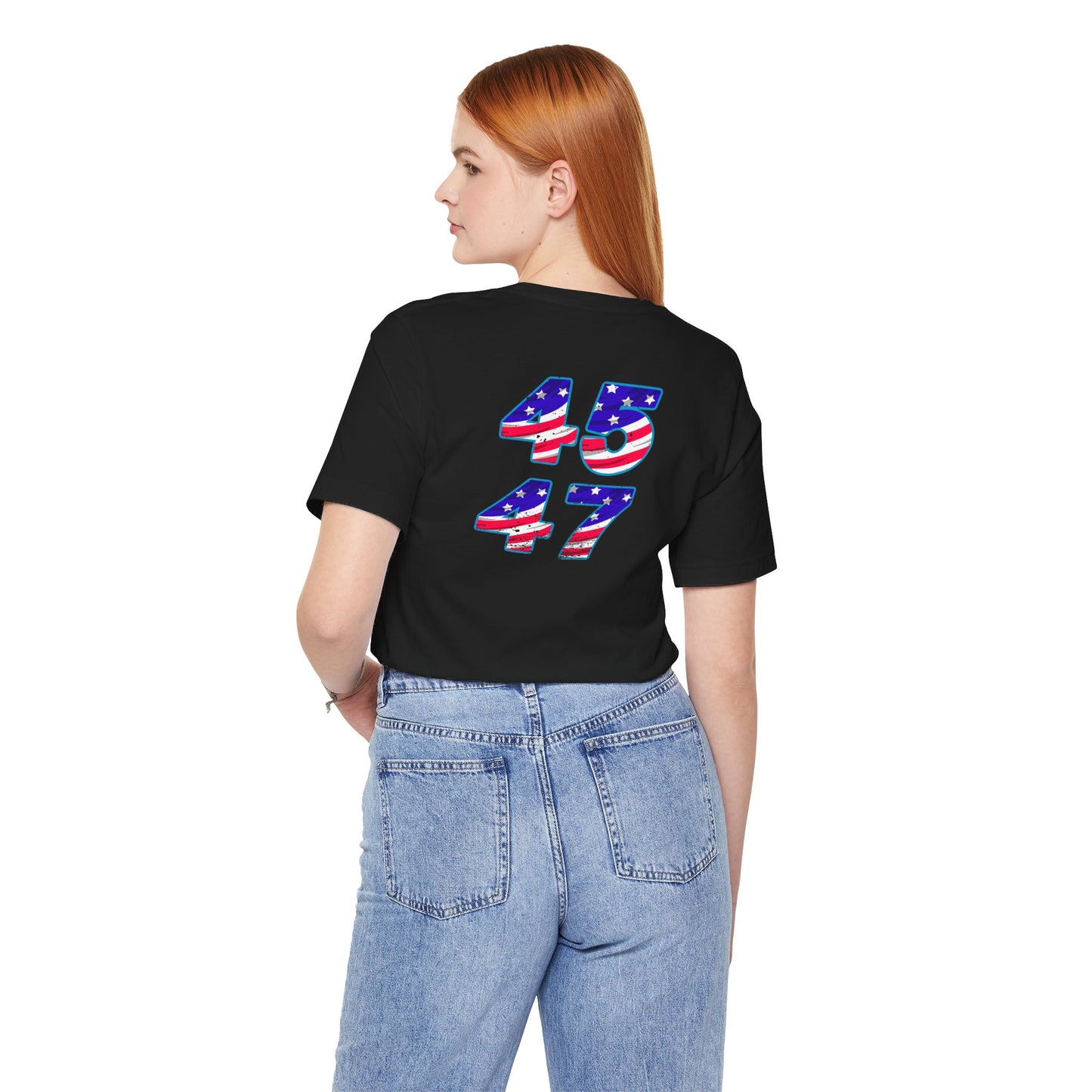 Trump Girl  MEGA 45 47Unisex Jersey Short Sleeve Tee