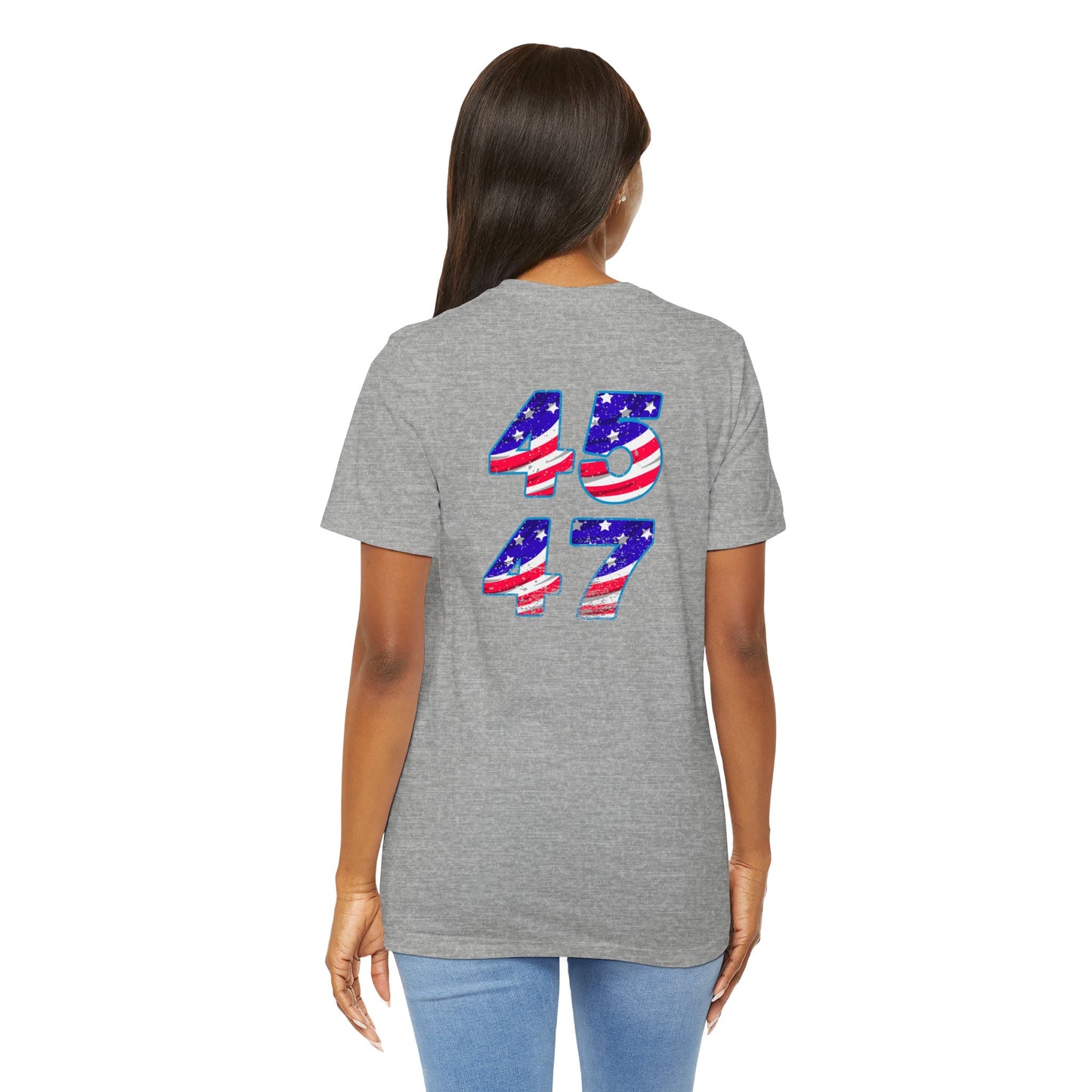 Trump Girl  MEGA 45 47Unisex Jersey Short Sleeve Tee