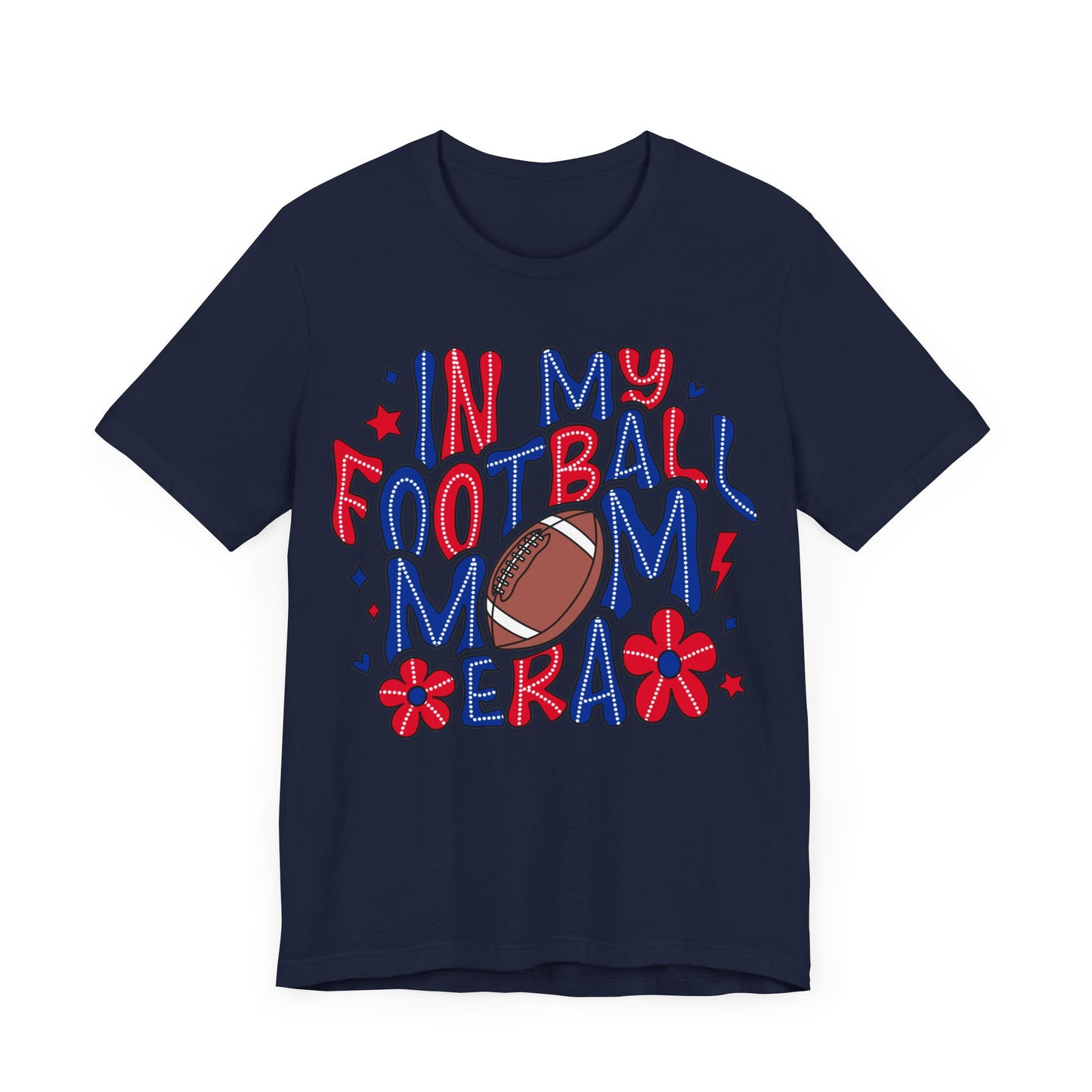 Football Mom ERA Unisex Jersey Short Sleeve Tee