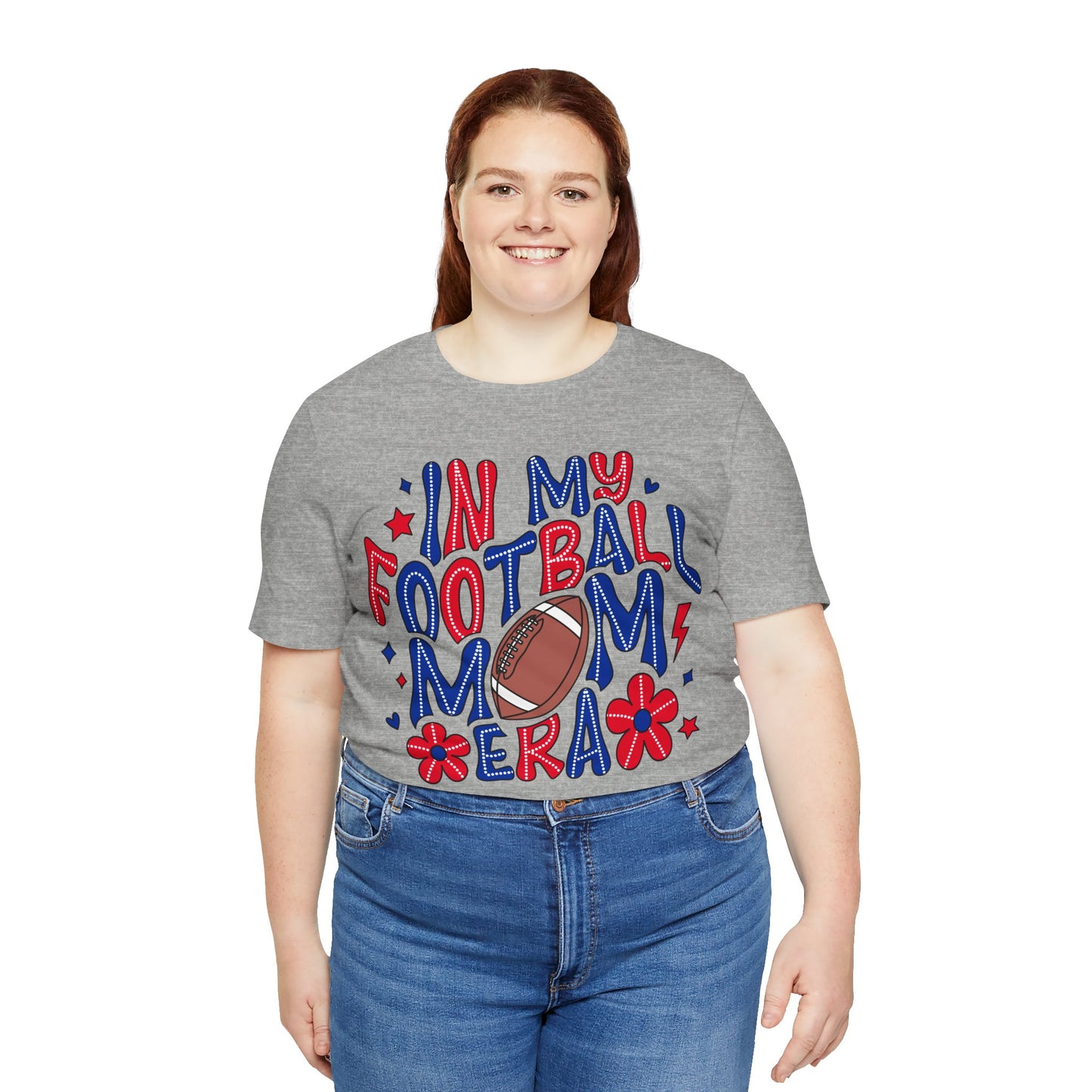 Football Mom ERA Unisex Jersey Short Sleeve Tee