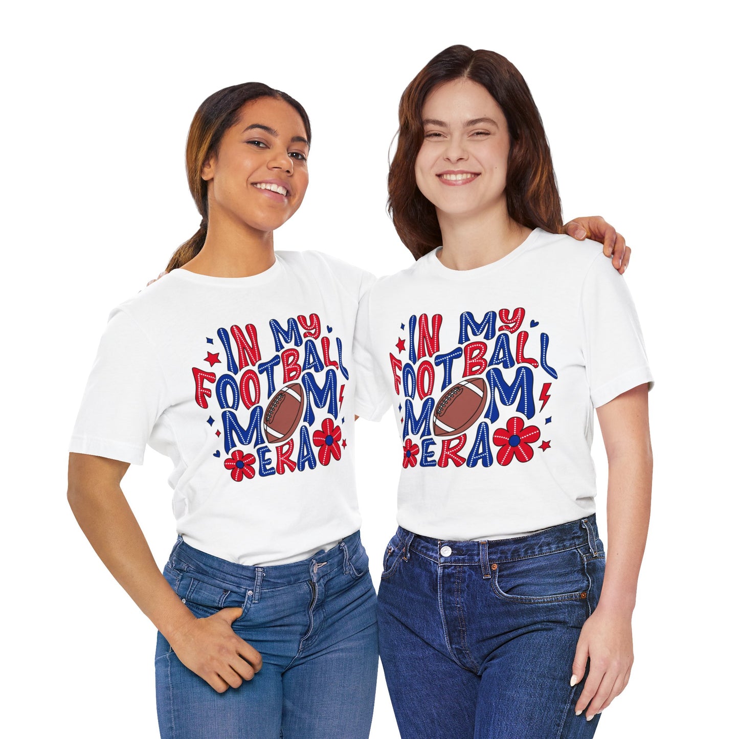 Football Mom ERA Unisex Jersey Short Sleeve Tee