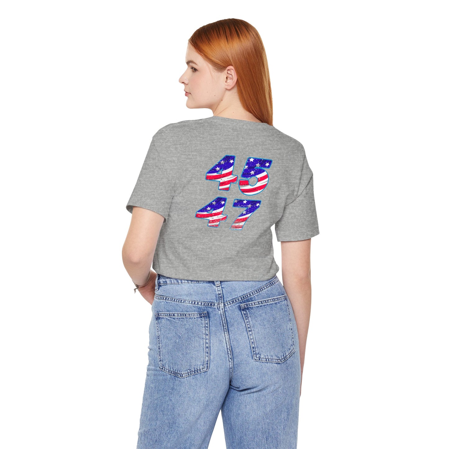Trump Girl  MEGA 45 47Unisex Jersey Short Sleeve Tee
