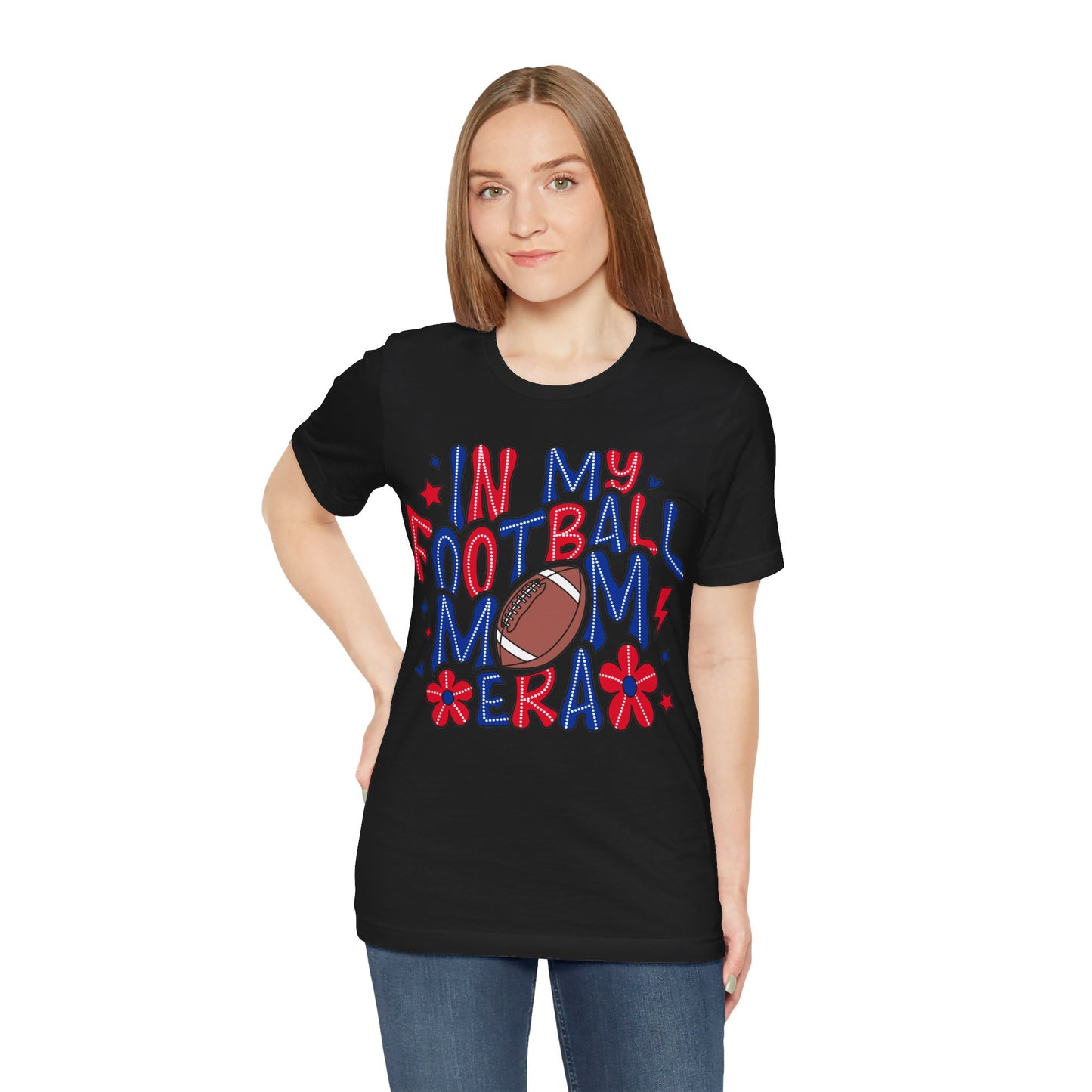 Football Mom ERA Unisex Jersey Short Sleeve Tee