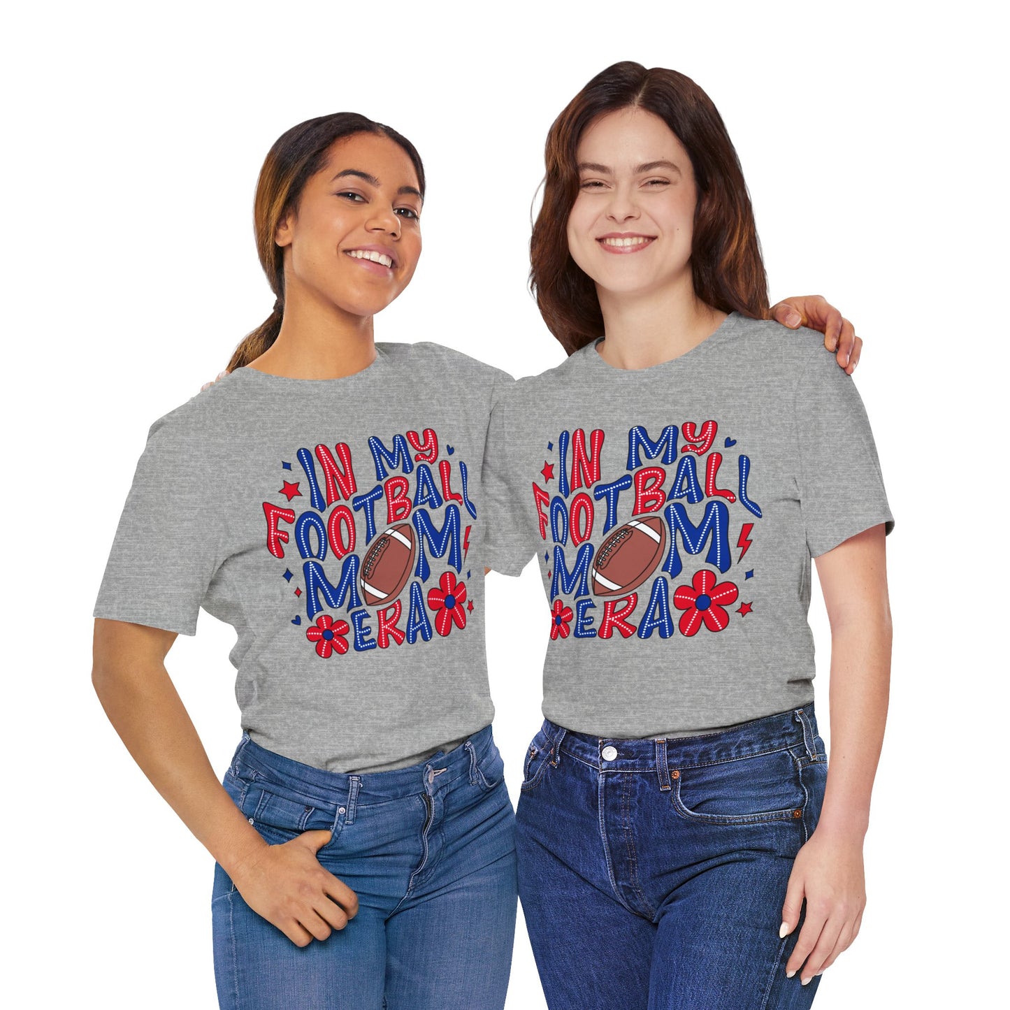 Football Mom ERA Unisex Jersey Short Sleeve Tee