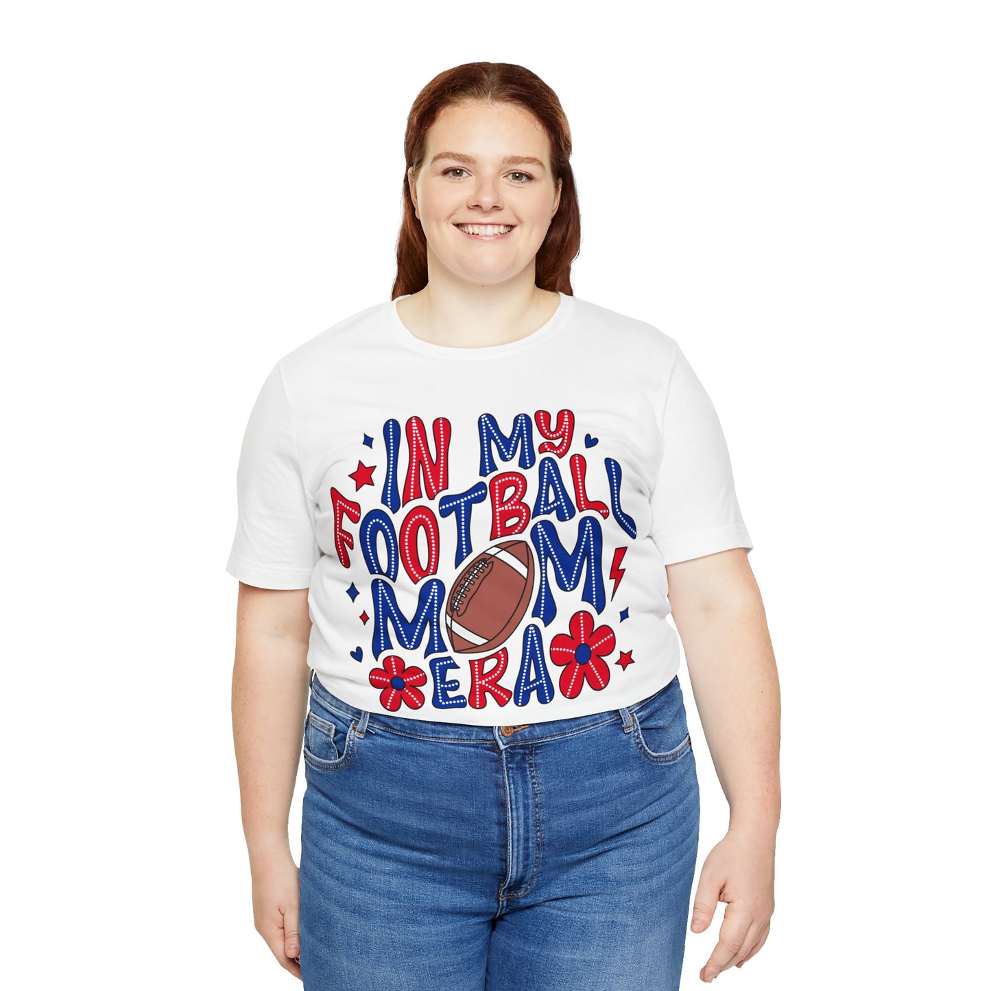 Football Mom ERA Unisex Jersey Short Sleeve Tee