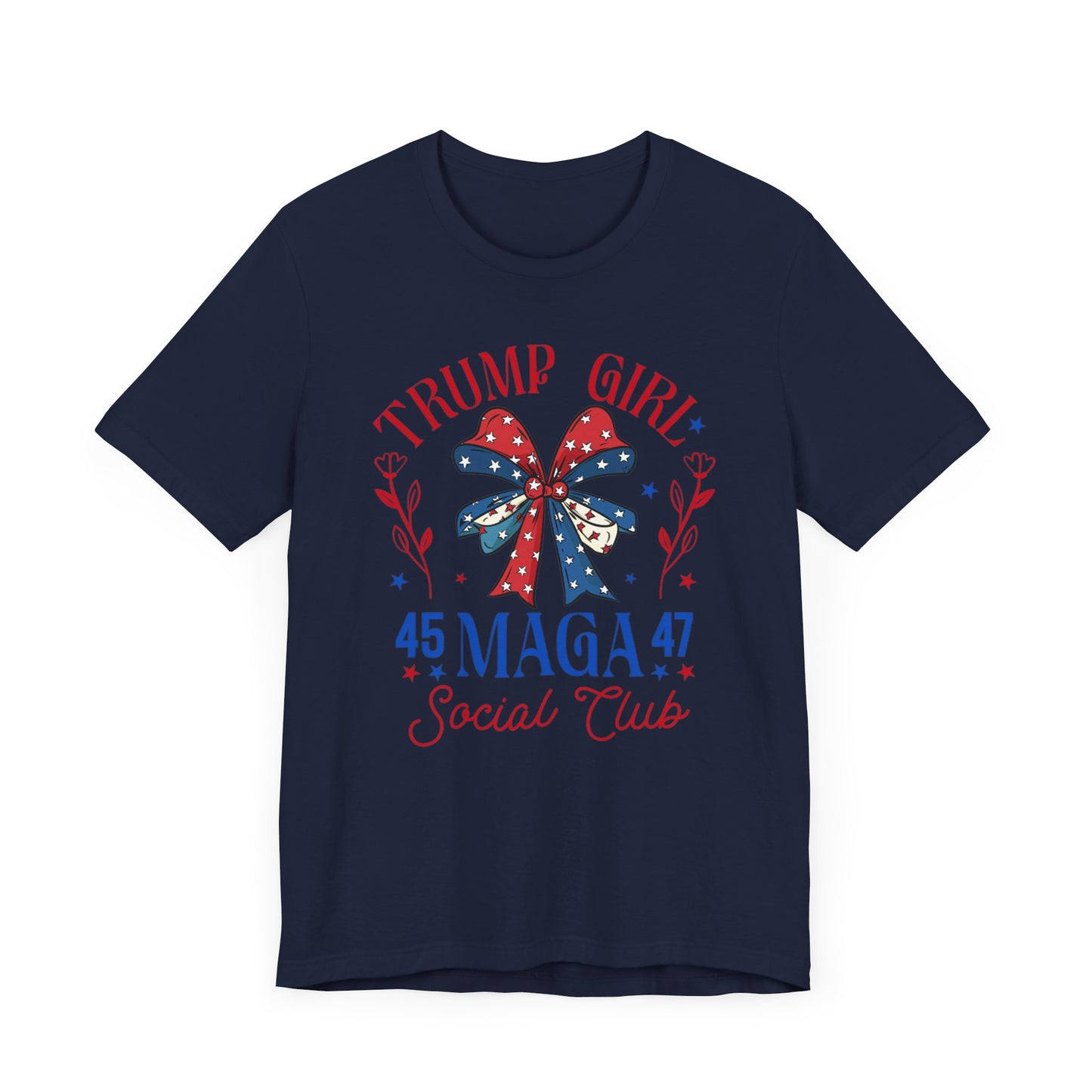 Trump Girl  MEGA 45 47Unisex Jersey Short Sleeve Tee