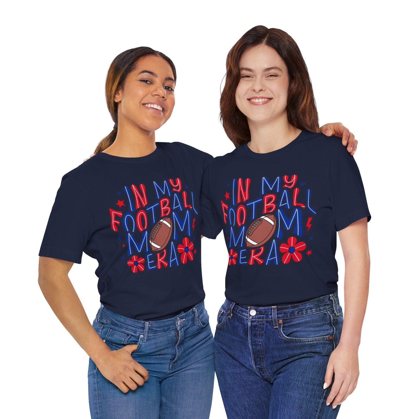 Football Mom ERA Unisex Jersey Short Sleeve Tee