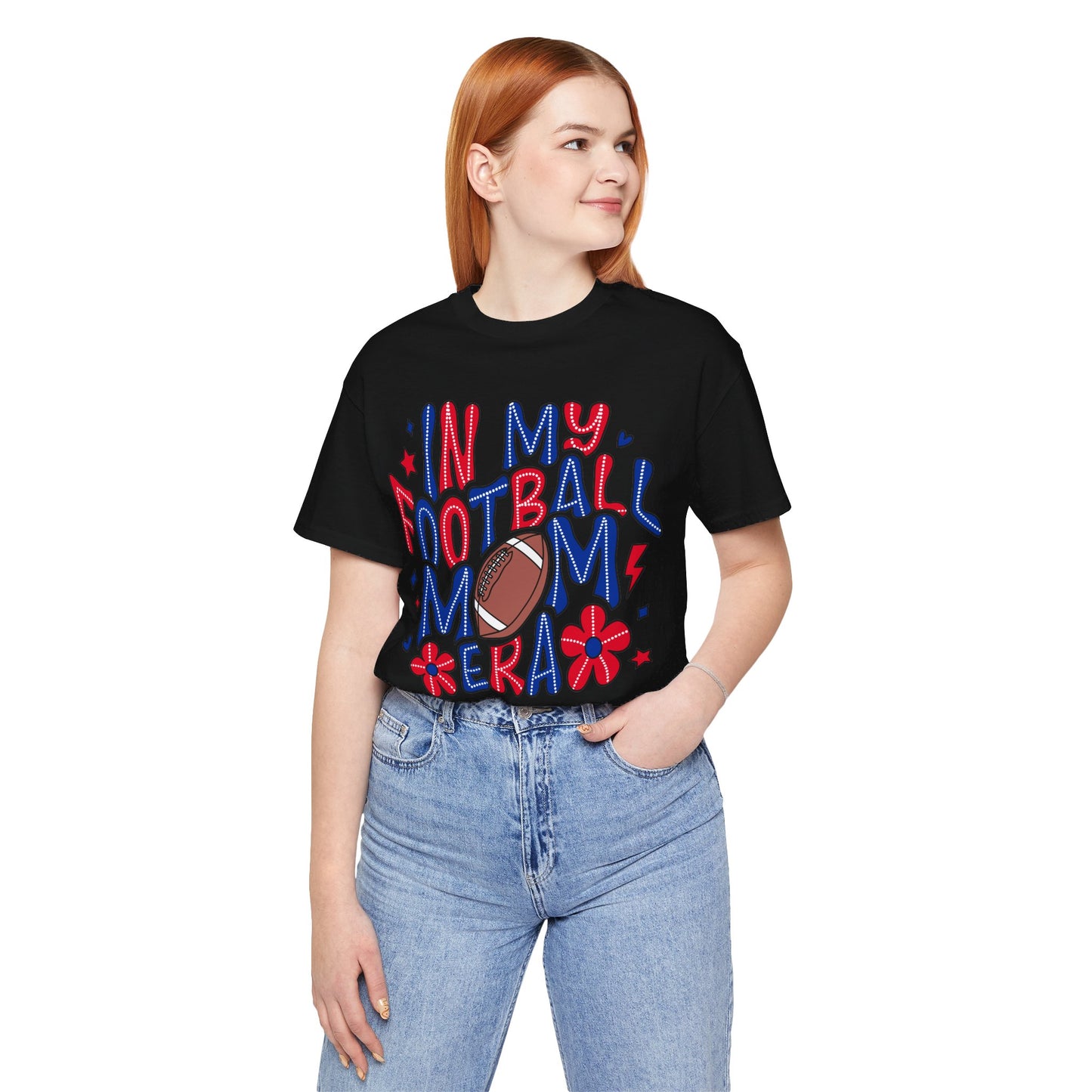 Football Mom ERA Unisex Jersey Short Sleeve Tee
