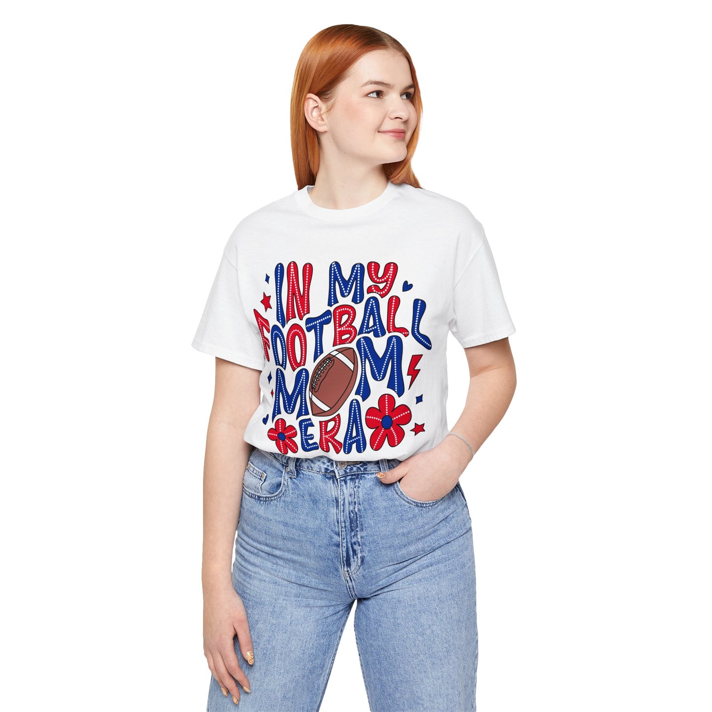 Football Mom ERA Unisex Jersey Short Sleeve Tee