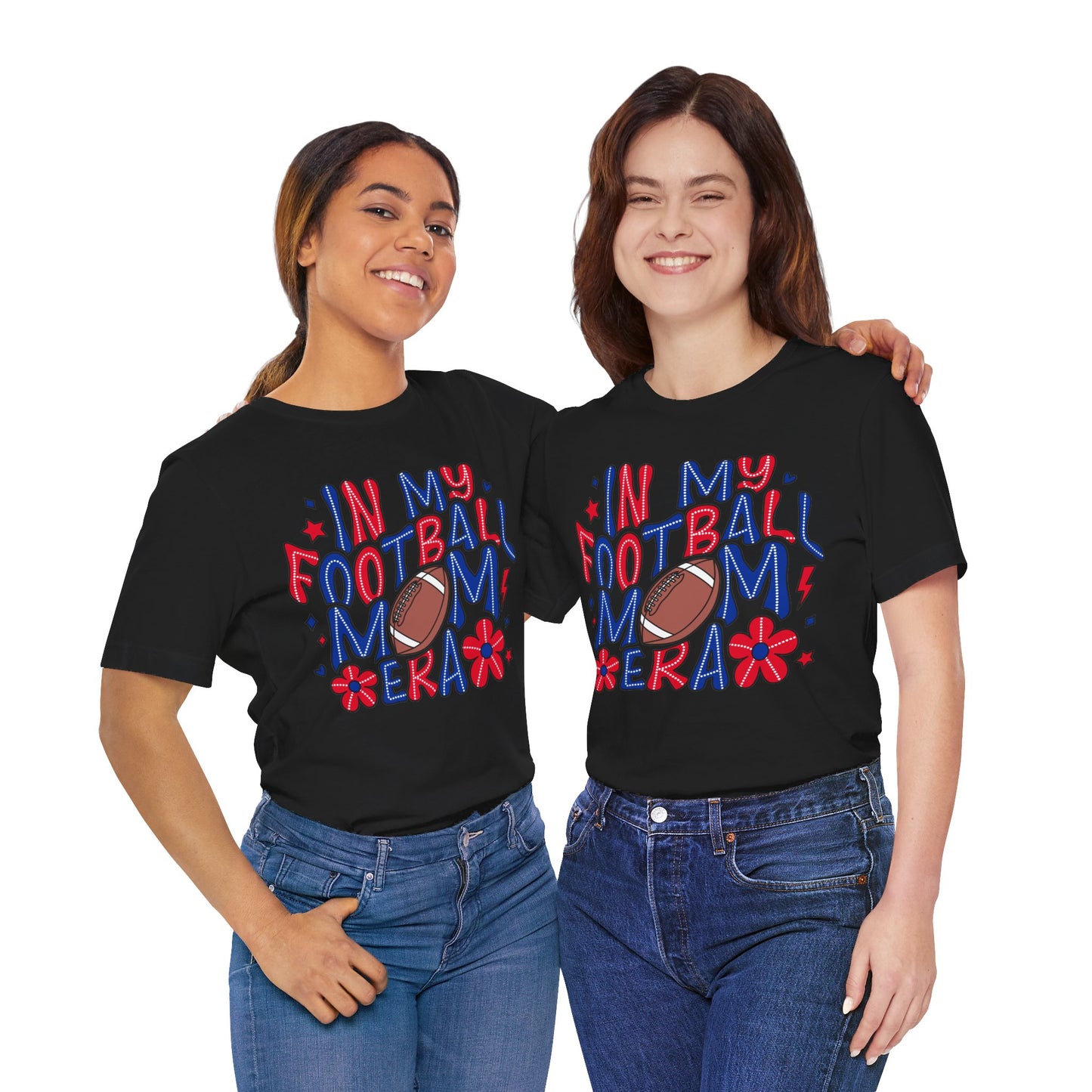 Football Mom ERA Unisex Jersey Short Sleeve Tee
