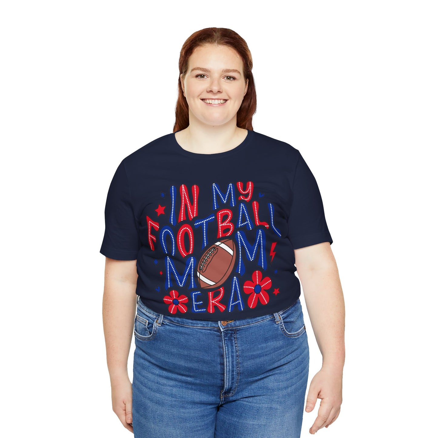 Football Mom ERA Unisex Jersey Short Sleeve Tee