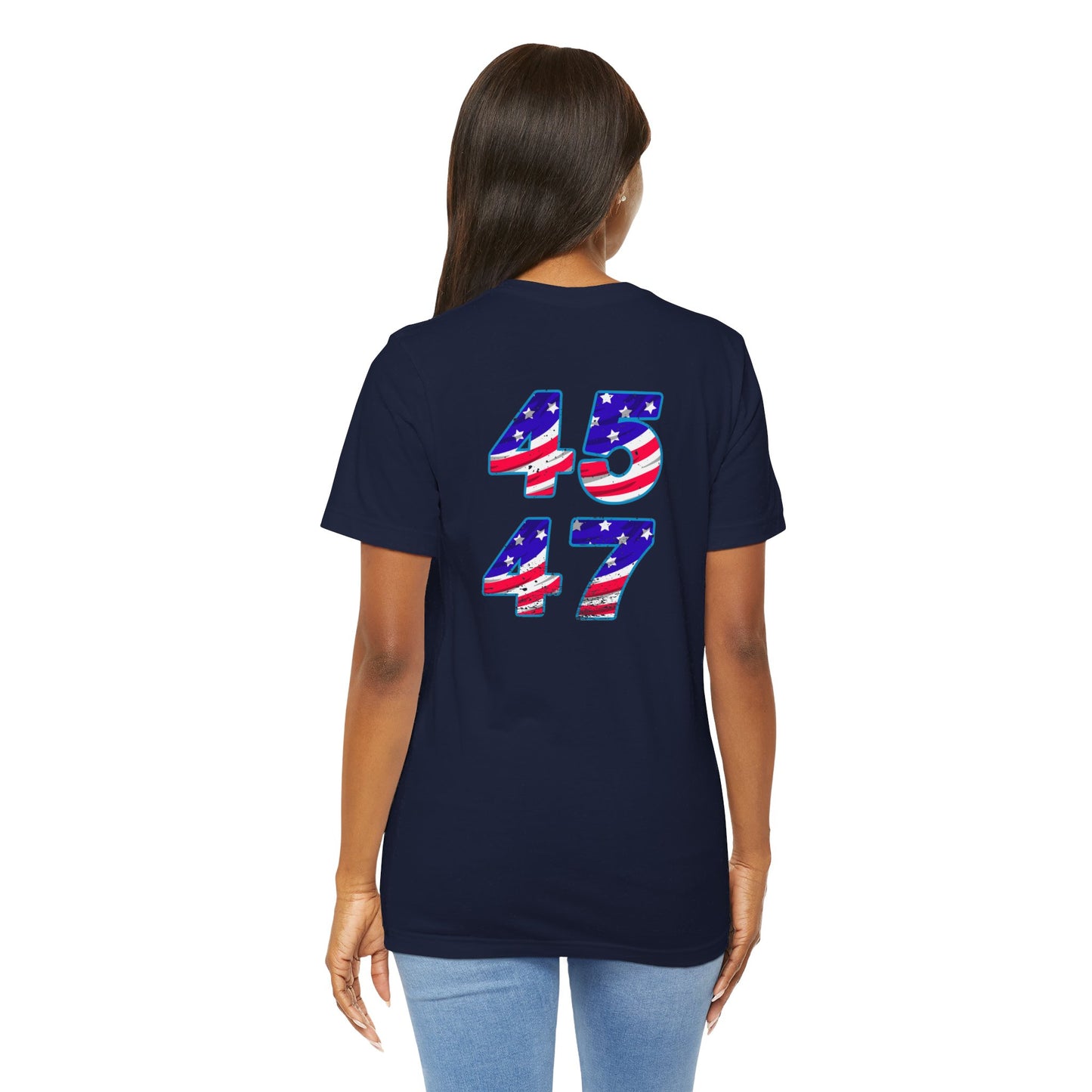 Trump Girl  MEGA 45 47Unisex Jersey Short Sleeve Tee