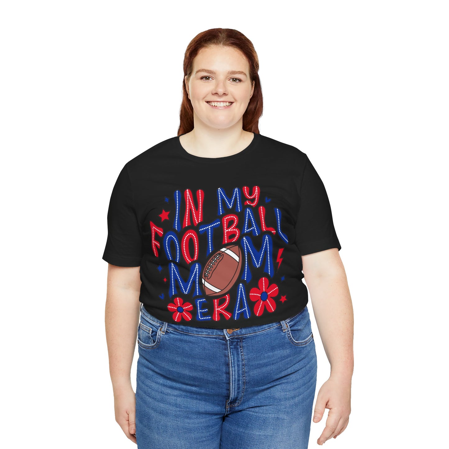 Football Mom ERA Unisex Jersey Short Sleeve Tee