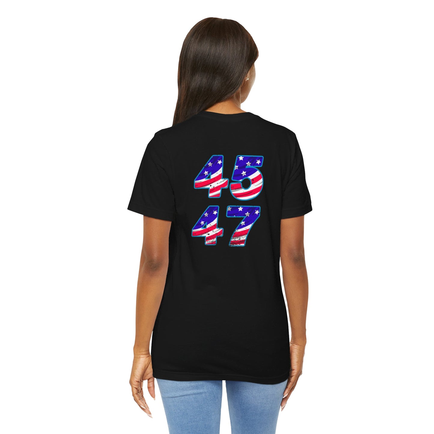 Trump Girl  MEGA 45 47Unisex Jersey Short Sleeve Tee