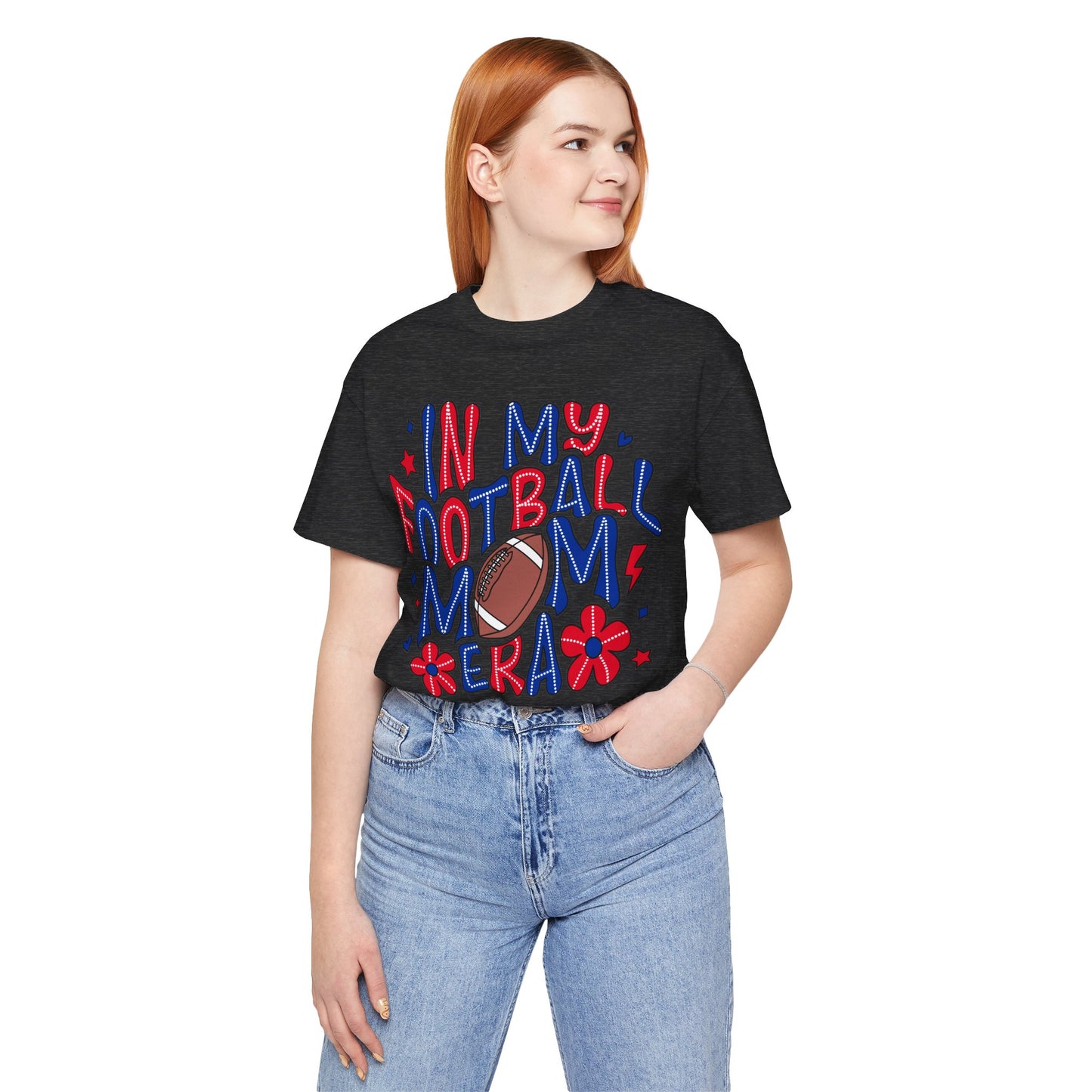 Football Mom ERA Unisex Jersey Short Sleeve Tee
