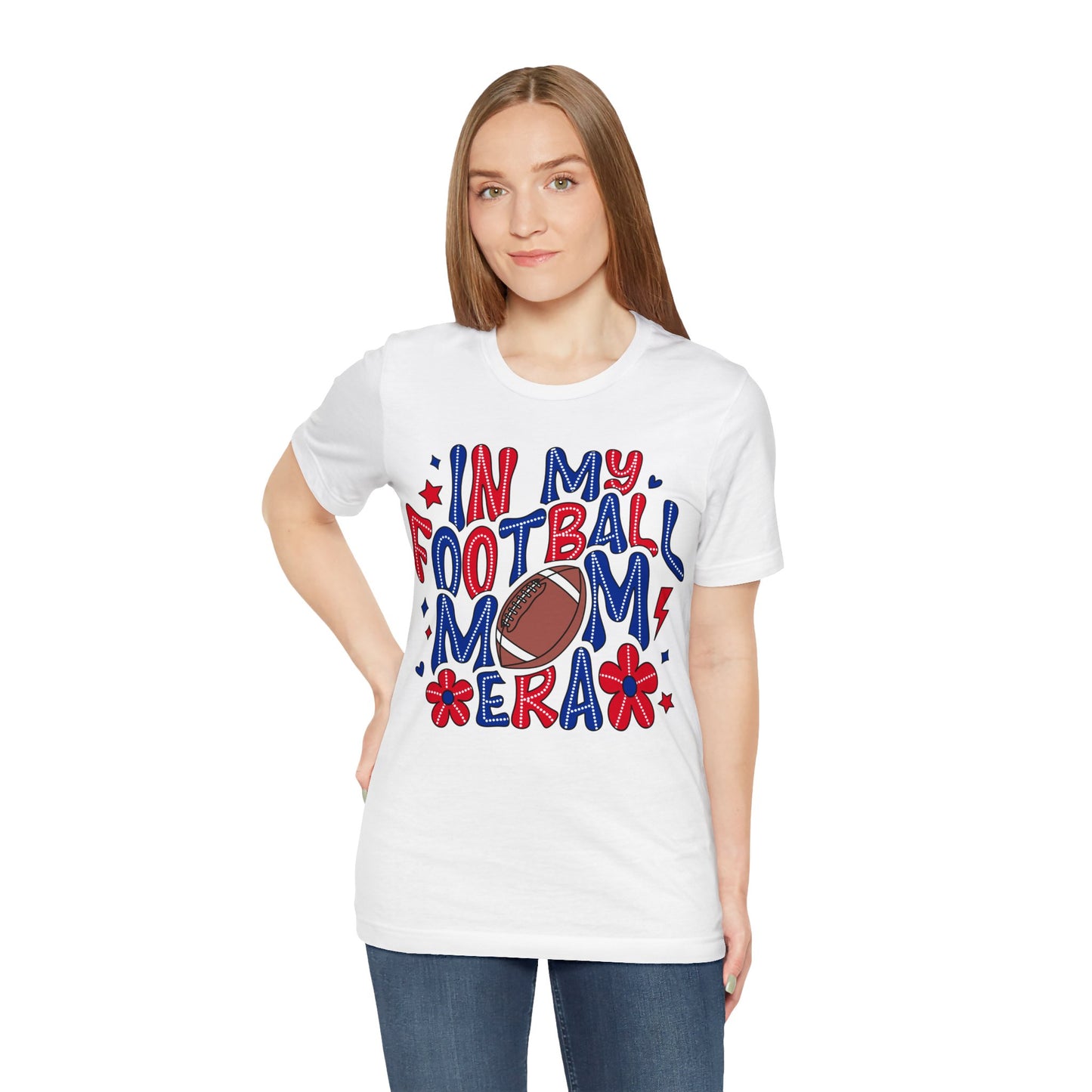 Football Mom ERA Unisex Jersey Short Sleeve Tee